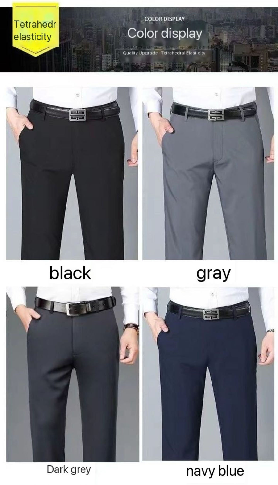 Stylish stretch slacks