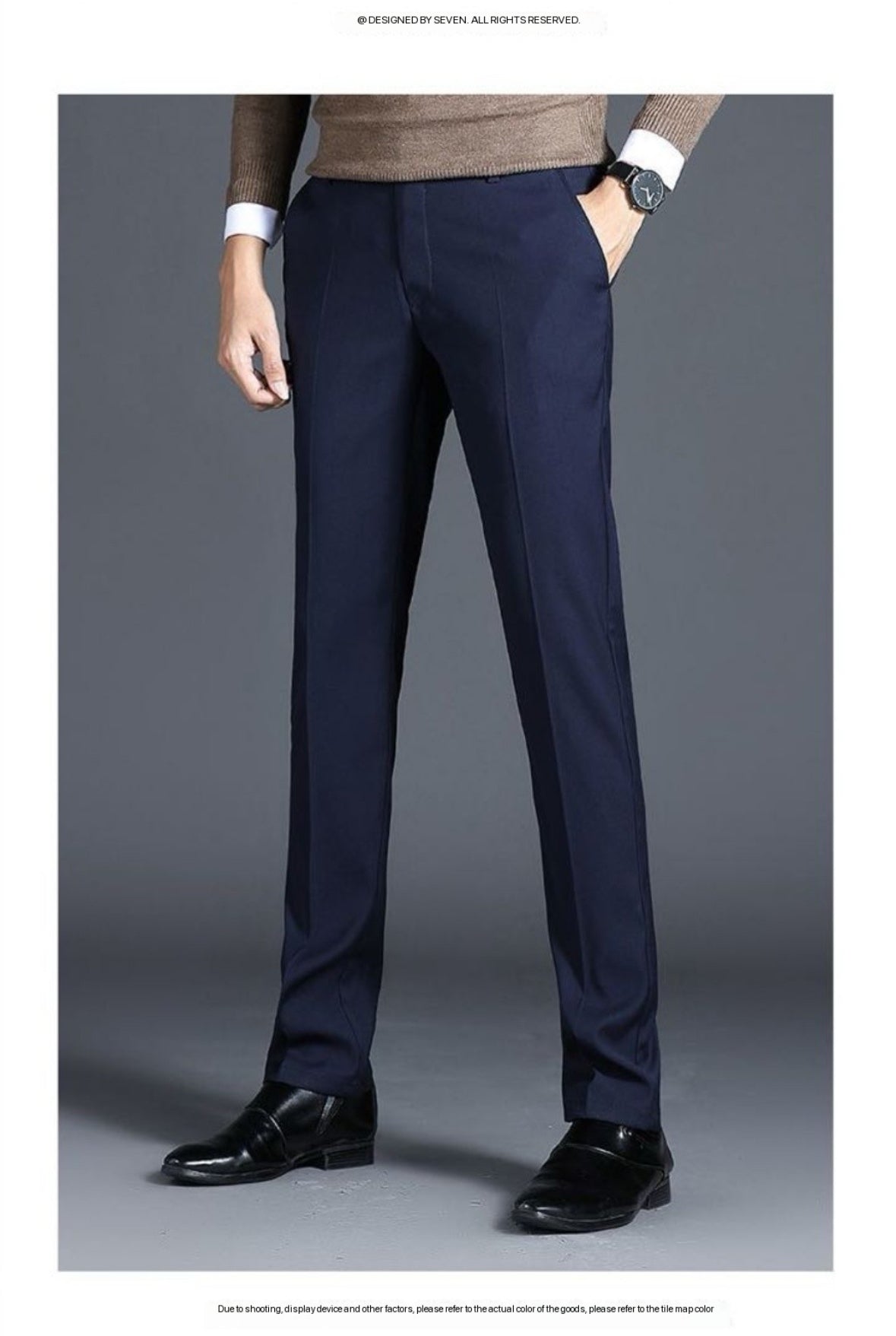 Sleek and tailored fit dress pants